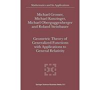 Geometric Theory Of Generalized Functions With Applications To General Relativity
