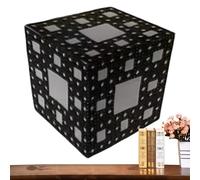 Geometric Wall Art Decal, 3D Effect Removable Sticker, Compact Corner Decoration For Visual Interest, Clean Easy Application, Modern Home Decor Item, Kids Study Office Space Accent