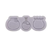 Géométrie Brillante Brillante Souhaitant La Bouteille En Silicone Époxy Moule De Résine Bricolage Bijoux Pendentif Couverture Pour Décorations Sacs Moule Décoration Artisanale