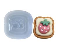 Géométrie Brillante De Pain À Cerise Ornement En Silicone Époxy Moule Trousseau Pendentif Pour Décorations