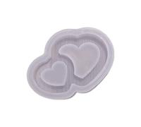 Géométrie Brillante Géométrie Double Amour Angel Silicone Époxy Moule De Résine Bijoux Pendant Des Sacs