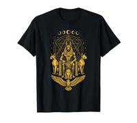 Géométrie céleste sacrée Dieu égyptien Anubis Egypte T-Shirt