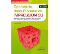 Géométrie dans l'espace et impression 3D: Apprendre à utiliser GeoGebra 3D et OpenSCAD pour imaginer et réaliser ses propres objets