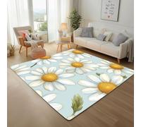 Géométrie des Galaxies et Constellations Tapis Antiderapant 160x230cm Carpet de Couloir Long Moderne Lune et Soleil Abstrait Tapis de Salon pour Les Chambres Jeunes Adulte Poil Ras Descente de Lit