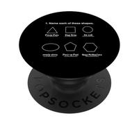 Géométrie drôle Nom Ces Formes Geek Humour Mathématiques PopSockets PopGrip Adhésif