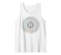 Géométrie du Mandala Art Fractal sacré Yoga Good Vibe Débardeur