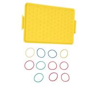 Géométrie Perfecte Geoboard Léger En Mathématiques Aide Pédagogique Des Mathématiques Pour L'enfant Étudiant Pratique D'apprentissage En Plastique Avec Des Élastiques