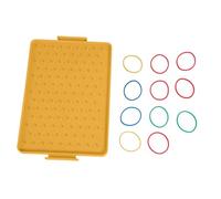 Géométrie Perfecte Geoboard Léger En Mathématiques Aide Pédagogique Des Mathématiques Pour L'enfant Étudiant Pratique D'apprentissage En Plastique Avec Des Élastiques