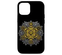 Géométrie Sacrée Chakra Mandala Énergie Spirituelle Zen Yoga Coque pour iPhone 12/12 Pro