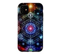 Géométrie sacrée de l'amour et de l'énergie Divine Coque pour iPhone 11