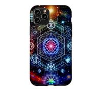 Géométrie sacrée de l'amour et de l'énergie Divine Coque pour iPhone 11 Pro