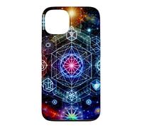 Géométrie sacrée de l'amour et de l'énergie Divine Coque pour iPhone 13