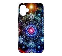 Géométrie sacrée de l'amour et de l'énergie Divine Coque pour iPhone 16 Plus