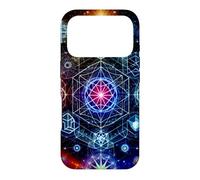 Géométrie sacrée de l'amour et de l'énergie Divine Coque pour iPhone 17 Pro