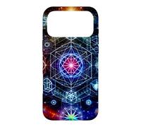 Géométrie sacrée de l'amour et de l'énergie Divine Coque pour iPhone 17 Pro Max