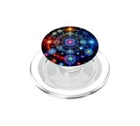 Géométrie sacrée de l'amour et de l'énergie Divine PopSockets PopGrip pour MagSafe
