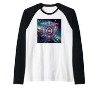 Géométrie sacrée du Cube de métatron Manche Raglan