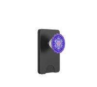 Géométrie sacrée du Cube de Metatron sur kaléidoscope Bleu Orange PopSockets PopWallet pour MagSafe
