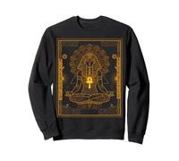 Géométrie sacrée égyptienne Toutankhamon Pharaon Roi Kemetic Sweatshirt