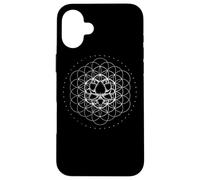 Géométrie sacrée Fleur de Vie Yoga Lotus DMT Mandala Chakra Coque pour iPhone 16 Plus