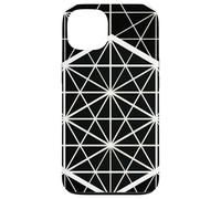 Géométrie Sacrée Hexagone Labyrinthe Géométrique Coque pour iPhone 13