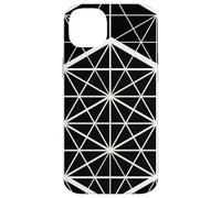 Géométrie Sacrée Hexagone Labyrinthe Géométrique Coque pour iPhone 14 Plus