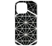 Géométrie Sacrée Hexagone Labyrinthe Géométrique Coque pour iPhone 14 Pro Max