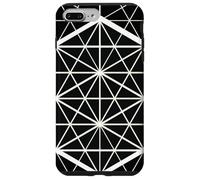 Géométrie Sacrée Hexagone Labyrinthe Géométrique Coque pour iPhone 7 Plus/8 Plus