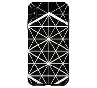 Géométrie Sacrée Hexagone Labyrinthe Géométrique Coque pour iPhone XS Max