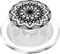 Géométrie sacrée Mandala Dotwork PopSockets PopGrip pour MagSafe