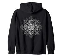 Géométrie Sacrée Metatron Cube Yoga Spirituel Sweat à Capuche