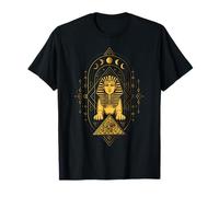 Géométrie sacrée Sphinx Pyramide Oeil Horus Egypte Ancienne T-Shirt