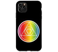 Géométrie Triangle Arc-en-Ciel Mignon LGBTQ Formes géométriques Gay Coque pour iPhone 11 Pro Max