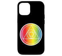 Géométrie Triangle Arc-en-Ciel Mignon LGBTQ Formes géométriques Gay Coque pour iPhone 12/12 Pro