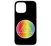Géométrie Triangle Arc-en-Ciel Mignon LGBTQ Formes géométriques Gay Coque pour iPhone 13 Pro Max