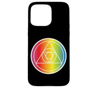 Géométrie Triangle Arc-en-Ciel Mignon LGBTQ Formes géométriques Gay Coque pour iPhone 15 Pro Max