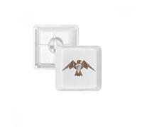 Géométrique Abstrait Eagle Origami Motif PBT Keycaps pour Clavier Mécanique Blanc OEM sans Marquage d'impression R3 Multicolore