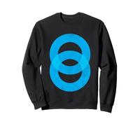 Géométrique Chevauchement Cercles Formes Abstrait Géométrie Art Sweatshirt