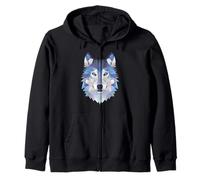 Géométrique Loup Esprit Animal Wildlife Nature Art Cadeau Sweat à Capuche