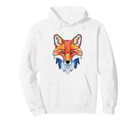 Géométrique Renard Aquarelle Polygone Woodland Nature Graphic Sweat à Capuche