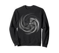 Géométrique Trou Noir Illusion Optique Spirale Trippy Sweatshirt