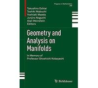 Geometry And Analysis On Manifolds