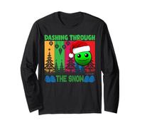 Geometry Dashing Through The Snow Sleep Dash Game Christmas Manche Longue