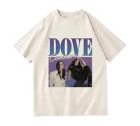 GEOMSMN Merch Dove Cameron T-Shirt Confortable à la Mode Hip Hop Unisexe,Jaune,3XL