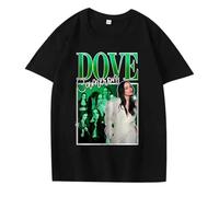 GEOMSMN Merch Dove Cameron T-Shirt Confortable à la Mode Hip Hop Unisexe,Noir,M