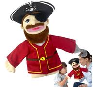 Geonoy Career Hand Puppet, marionnettes éducatives Douces avec Bouche Mobile, en Peluche d'athlète Juge Facteur Agent de Bord, pour l'enseignement de la Narration de Spectacles de fête