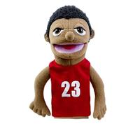 Geonoy Career Hand Puppet, marionnettes éducatives Douces avec Bouche Mobile, en Peluche d'athlète Juge Facteur Agent de Bord, pour l'enseignement de la Narration de Spectacles de fête