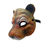 Geonoy Masque de guépard, masque facial imprimé 3D | Accessoires de déguisement pour la famille et les adultes, performance de théâtre, Noël, vacances, séance photo, fête, scène, amis