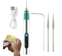 Geonoy Stylo de gravure, machine de gravure électrique | 3 réglages de vitesse stylo de gravure rechargeable, pour artistes, bricoleurs, bijoux, bois, verre, perles, pierre, travail du métal, travail