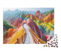 Géoparc | pour Adultes |Paysage| 1000pcs (75x50cm) Puzzles Jeux ÉduChatifs Puzzles De Décoration Intérieure